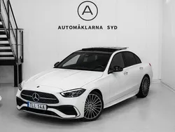 Vit Begagnad 2023 Mercedes C220 AMG Sedan | 499 900 kr (Dyr)