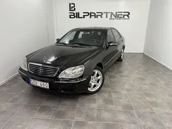Svart Begagnad 2000 Mercedes S500L Sedan | 79 900 kr