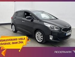 Svart Begagnad 2014 Kia Carens Minibuss | 69 800 kr (Marknadspris)