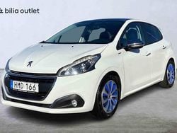 Vit Begagnad 2018 Peugeot 208 Halvkombi | 114 900 kr (Marknadspris)