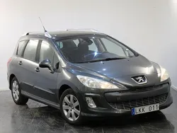 Mörkgrå Begagnad 2008 Peugeot 308 Kombi | 39 900 kr (Marknadspris)