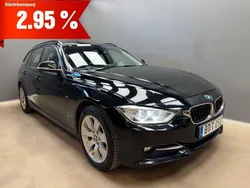 Svart Begagnad 2015 BMW 320 Sport Line Kombi | 134 900 kr (Marknadspris)