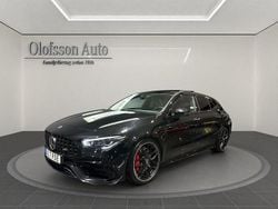 Svart (kosmossvart metallic ) Begagnad 2021 Mercedes CLA45 AMG Exclusive Kombi | 519 000 kr (Marknadspris)