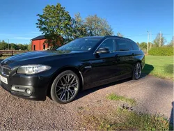 Svart Begagnad 2017 BMW 520 Kombi | 198 000 kr (Bra pris)