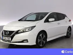 Vit Begagnad 2021 Nissan Leaf 360º Halvkombi | 188 900 kr (Marknadspris)