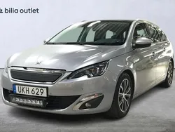 Grå Begagnad 2015 Peugeot 308 Kombi | 79 900 kr (Superpris)