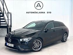 Svart Begagnad 2021 Mercedes CLA200 Shooting Brake AMG Kombi | 289 900 kr (Marknadspris)