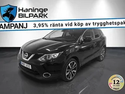 Svart Begagnad 2016 Nissan Qashqai 360º SUV | 159 900 kr (Marknadspris)