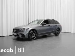 Grå Begagnad 2021 Mercedes C300e AMG line Kombi | 309 500 kr (Marknadspris)