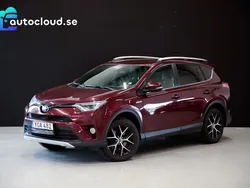 Mörkröd Begagnad 2016 Toyota RAV4 Hybrid Active SUV | 189 800 kr (Marknadspris)