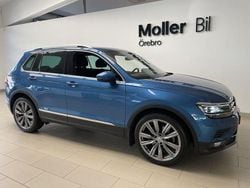 Blå (caribbean blue metallic) Begagnad 2019 VW Tiguan GT SUV | 269 000 kr (Marknadspris)