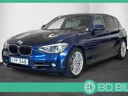 Blå (blåmetallic) Begagnad 2011 BMW 120 Sport Line Halvkombi | 109 900 kr (Marknadspris)