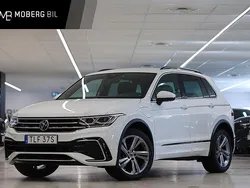 Vit Begagnad 2021 VW Tiguan R-line SUV | 359 900 kr (Lite dyr)