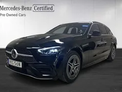 Svart Begagnad 2023 Mercedes C300e AMG Kombi | 459 700 kr (Superpris)