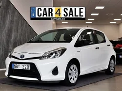 Vit Begagnad 2012 Toyota Yaris Hybrid Life Halvkombi | 109 900 kr (Marknadspris)