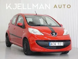 Röd Begagnad 2007 Peugeot 107 Halvkombi | 29 900 kr (Marknadspris)