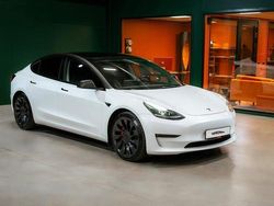 Vit Begagnad 2021 Tesla Model 3 Performance Sedan | 389 900 kr (Dyr)