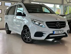 Vit Begagnad 2018 Mercedes V250 AMG Minibuss | 599 900 kr