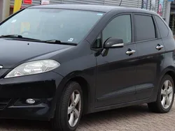 Svart Begagnad 2007 Honda FR-V Minibuss | 35 000 kr