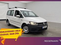 Vit Begagnad 2018 VW Caddy Maxi Life Life Minibuss | 249 800 kr (Lite dyr)