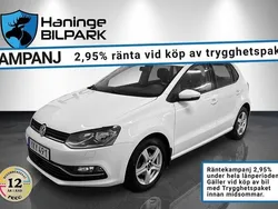Vit Begagnad 2017 VW Polo Halvkombi | 109 900 kr (Marknadspris)