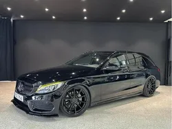 Svart Begagnad 2015 Mercedes C220 AMG line Kombi | 189 000 kr (Dyr)