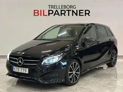 Svart Begagnad 2015 Mercedes B180 Urban Minibuss | 99 900 kr (Marknadspris)