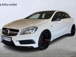 Vit Begagnad 2014 Mercedes A45 AMG AMG Halvkombi | 274 900 kr (Marknadspris)
