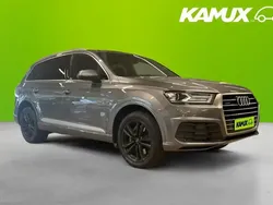 Silver/grå Begagnad 2016 Audi Q7 S-Line SUV | 298 700 kr (Bra pris)