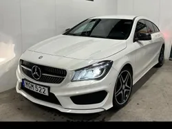 Vit Begagnad 2016 Mercedes CLA220 Shooting Brake AMG Kombi | 179 000 kr (Bra pris)