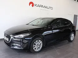 Svart (jet black) Begagnad 2016 Mazda 3 Vision Halvkombi | 139 900 kr (Marknadspris)