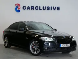 Svart Begagnad 2016 BMW 520 M Sport Sedan | 139 900 kr (Bra pris)