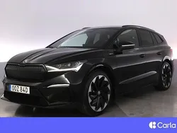 Svart Begagnad 2022 Skoda Enyaq iV SportLine SUV | 389 900 kr (Marknadspris)