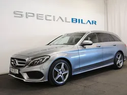 Silver Begagnad 2014 Mercedes C250 AMG line Kombi | 189 000 kr (Marknadspris)