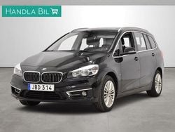 Svart Begagnad 2015 BMW 218 Gran Tourer Luxury Line Minibuss | 159 900 kr (Marknadspris)