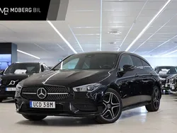 Svart Begagnad 2022 Mercedes CLA250e Shooting Brake AMG Kombi | 299 900 kr (Marknadspris)
