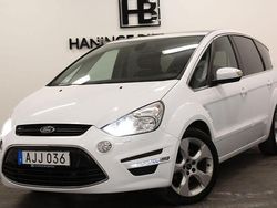 Vit Begagnad 2015 Ford S-MAX Business Edition Minibuss | 119 900 kr (Marknadspris)