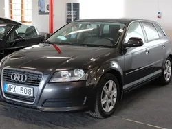 Mörkgrå Begagnad 2008 Audi A3 Halvkombi | 89 900 kr