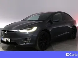 Grå Begagnad 2020 Tesla Model X Performance SUV | 549 900 kr (Superpris)
