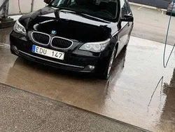 Svart Begagnad 2008 BMW 520 Sedan | 48 000 kr (Superpris)