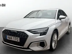 Glaciärvit metallic Begagnad 2023 Audi A3 Advanced Plus Sedan | 314 000 kr (Lite dyr)