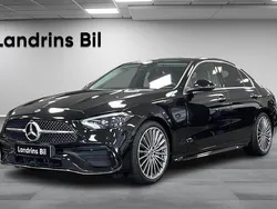 Svart Begagnad 2018 Mercedes C220 AMG line Sedan | 499 000 kr