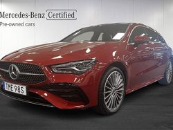 Röd Begagnad 2024 Mercedes CLA250e Shooting Brake AMG Kombi | 429 000 kr (Dyr)