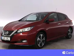 Röd Begagnad 2020 Nissan Leaf 360º Halvkombi | 162 900 kr (Bra pris)