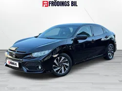 Svart Begagnad 2019 Honda Civic Elegance Halvkombi | 154 900 kr (Marknadspris)