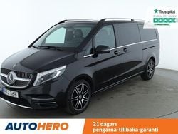 Svart Begagnad 2022 Mercedes V250 Avantgarde Minibuss | 681 000 kr