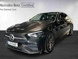 Grå Begagnad 2024 Mercedes C220 AMG Sedan | 459 900 kr (Marknadspris)