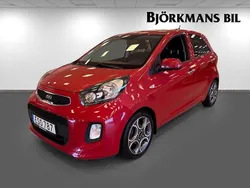 Röd Begagnad 2015 Kia Picanto Halvkombi | 69 900 kr (Marknadspris)