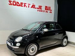 Svart Begagnad 2008 Fiat 500 Lounge Halvkombi | 49 900 kr (Marknadspris)