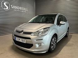 Silver Begagnad 2016 Citroën C3 PureTech Halvkombi | 88 500 kr (Marknadspris)